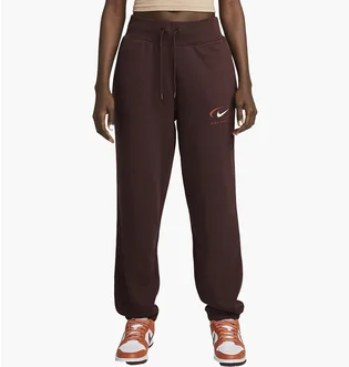 Штаны женские Nike Sportswear Phoenix Fleece Oversized High-Waisted Pants Brown FN7716-227