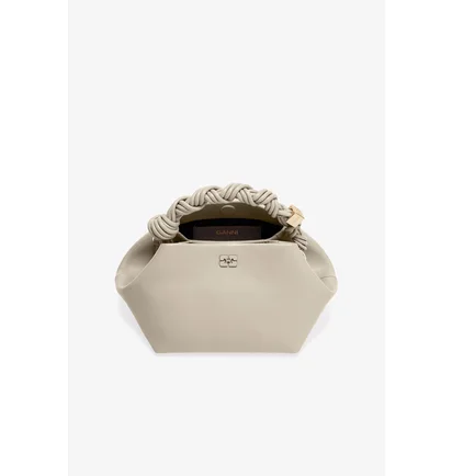 Сумка жіноча GANNI Light Grey Small Bou Bag Grey A524587300