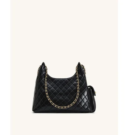 Сумка жіноча JW PEI Vivian Quilted Chain Shoulder Bag Black BB2025BG131429JWP