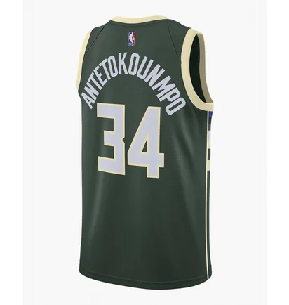 Майка чоловіча Nike Milwaukee Bucks Icon Edition 2022/23 Dri-Fit Nba Swingman Jersey Green DN2012-323