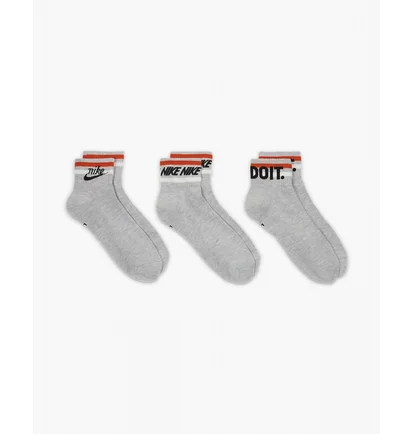 Шкарпетки унісекс Nike Everyday Essential An Grey (3 пари) Dx5080-050