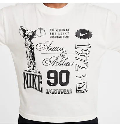 Футболка детская Nike Sportswear T-Shirt White HM6306-133