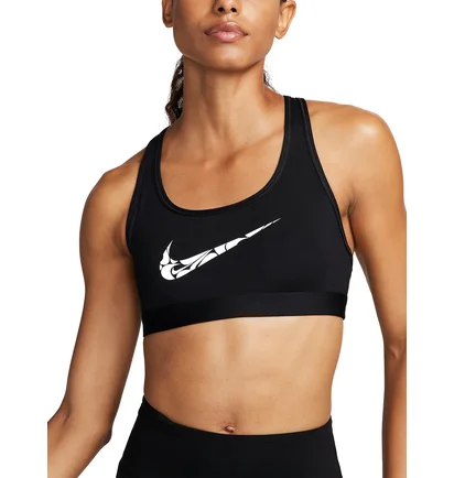 Топ женский Nike Wswsh Ls Hbr Bra Black FN2898-010