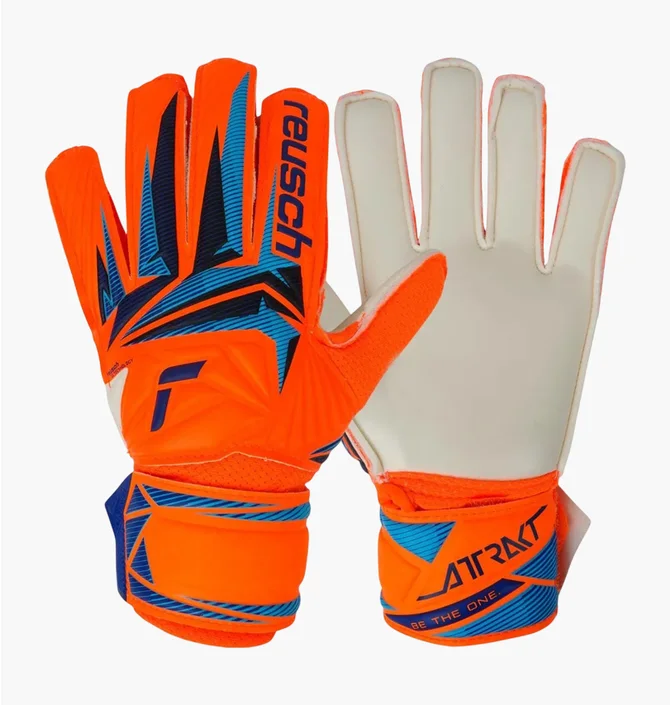 Рукавиці воротарські дитячі Reusch Attrakt Solid Orange 5672516-2290