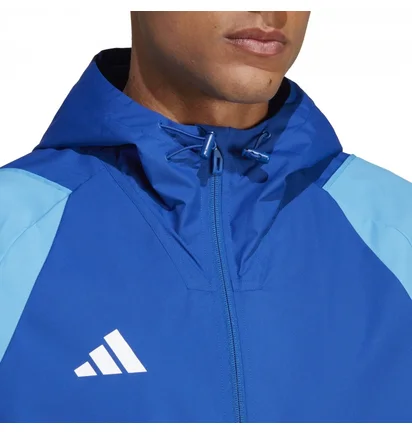 Олімпійка чоловіча Adidas Hooded Jacket Tiro23 C Aw Jk Blue/Light Blue IC4572