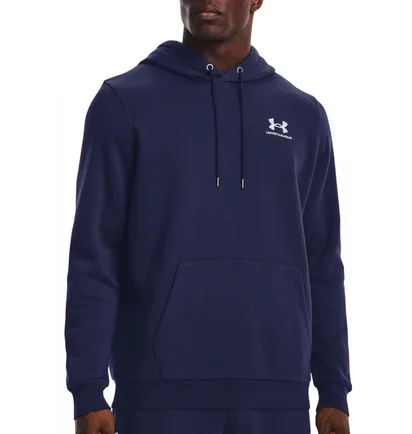 Худи мужское Under Armour Hooded Sweatshirt Ua Essential Fleece Blue 1373880-410