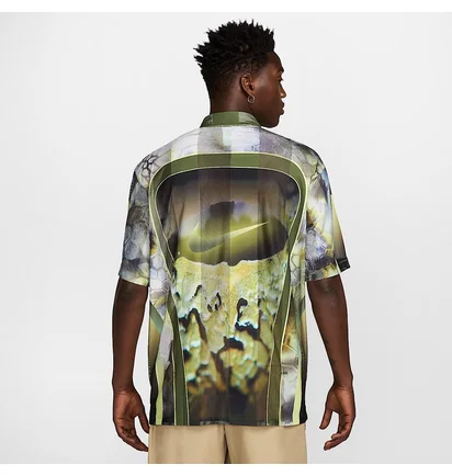 Футболка мужская Nike Nocta Opal MenS Button-Down Short-Sleeve Top Multi FV1939-378