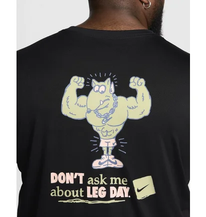 Футболка чоловіча Nike Dri-Fit Fitness T-Shirt Black FZ8044-010