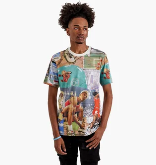 Футболка мужская Air Jordan Flight Essentials Allover Print Tee Multi FZ1923-100