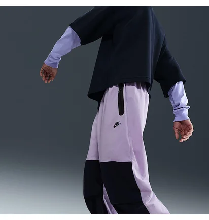 Штани чоловічі Nike Tch Wvn Os Violet/Black HM7158-515