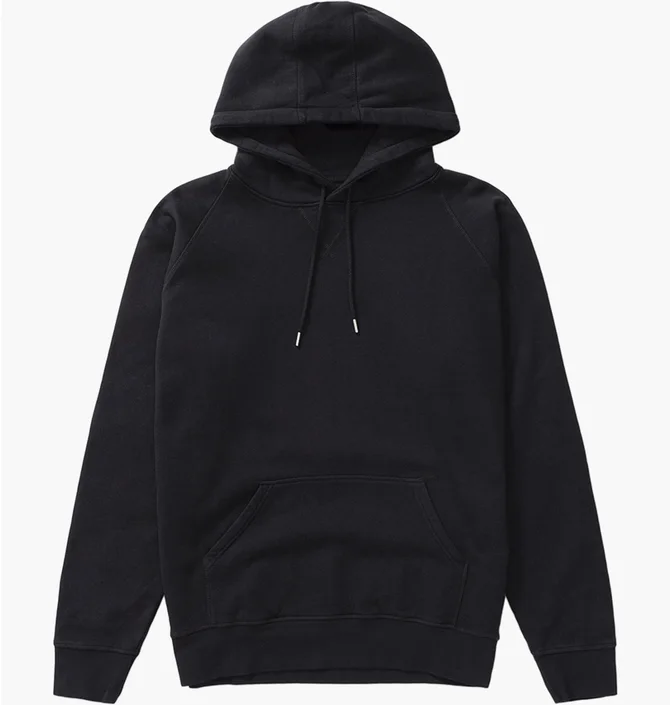 Худи мужское Pop Trading Company Logo Hooded Sweat Black POP-NOS-003