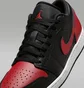 Кросівки чоловічі Air Jordan 1 Low Red/Black 553558-067