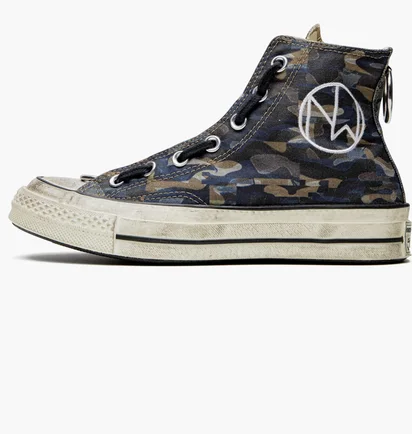 Кеди чоловічі Converse Chuck 70 Hi Camo/Blue 164833C