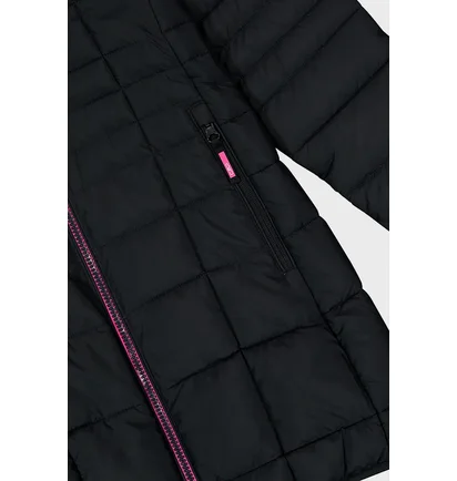 Куртка детская CMP Coat Fix Hood Taffeta Black 34Z3465-U423