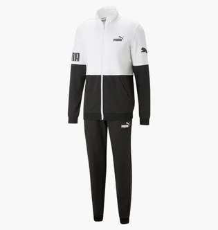Спортивный костюм мужской Puma Power White/Black 673310-01