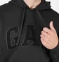 Худі чоловіче Gap Logo Fleece Hoodie moonless night 510981801
