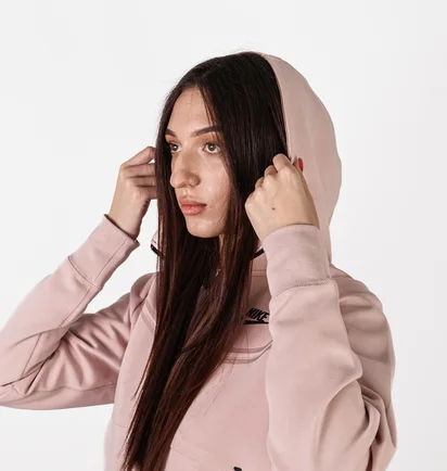 Толстовка жіноча Nike Essntl Fz Hdy Pink Cw4298-602