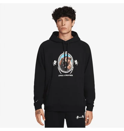 Худі чоловіче Nike Lebron James Brush Pull-Over Hoodie Black FB7123-010