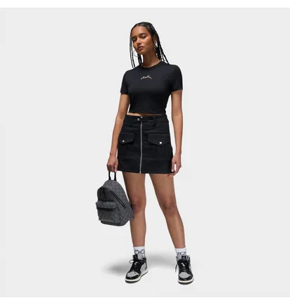 Футболка женская Air Jordan Slim Cropped Graphic T-Shirt Black FN5720-010