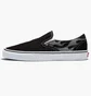 Кеды унисекс Vans Reflective Flame Classic Slip-On Shoe Black VN0A7Q5DBM8