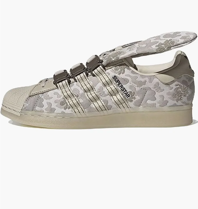 Кроссовки унисекс Adidas Melting Sadness X Superstar Grey H06339