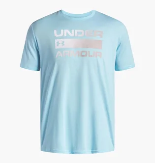 Футболка мужская Under Armour Team Issue Wordmark Light Blue 1329582-494