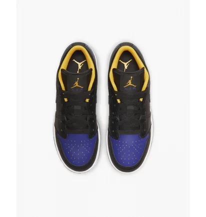Кросівки дитячі Nike Air Jordan 1 Low Lakers Black 553560-075