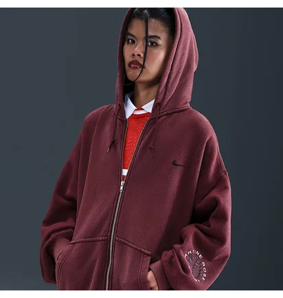 Толстовка унисекс Nike Martine Rose Full-Zip Bordo HM9029-613