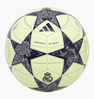 Футбольний м'яч Adidas Real Madrid Club Yellow/Black JN7307