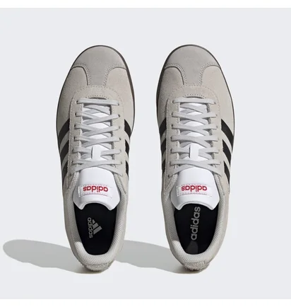 Кроссовки мужские Adidas Vl Court Lifestyle Skateboarding Suede Shoes Grey Hq1802