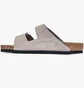 Тапочки жіночі BIRKENSTOCK Arizona Leve Dotted Stone Coin Grey 1027019