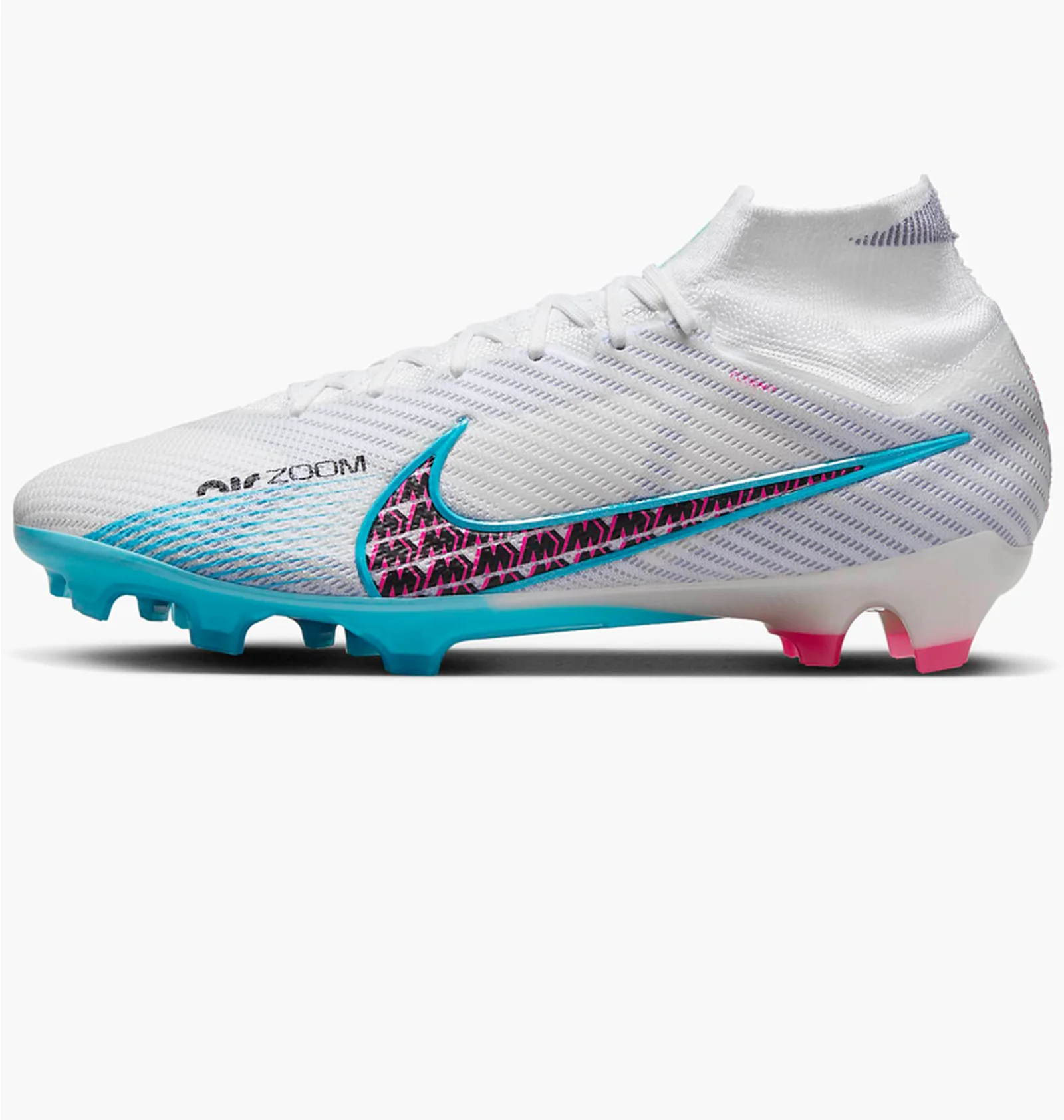 かじゃ　2 20-30 ᐉ Бутсы унисекс Nike Zoom Mercurial Superfly 9 Elite Fg White