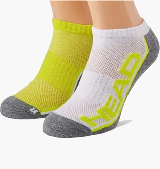 Носки унисекс Head Performance Sneaker White/Yellow (2 пары) 791018001-004