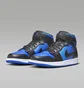 Кросівки чоловічі Air Jordan 1 Mid Shoes Black/Blue DQ8426-042