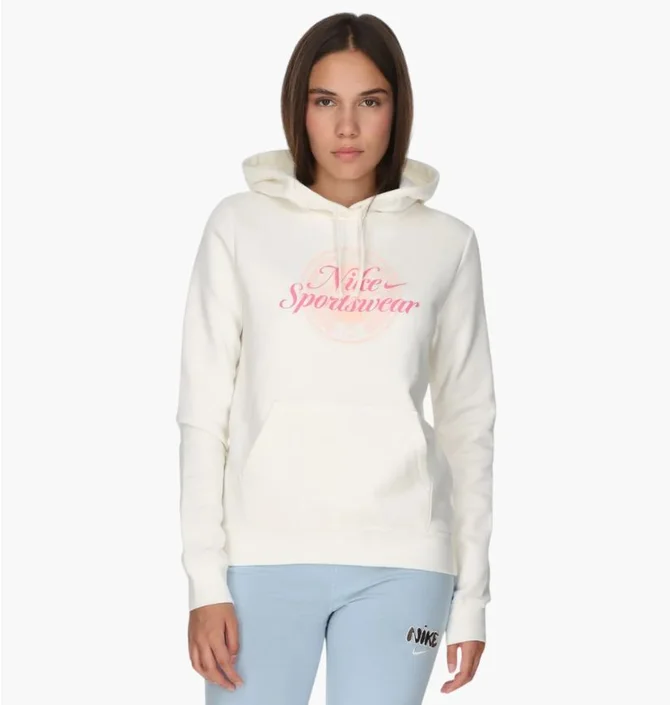 Худи женское Nike Sportswear Club White IH8496-133