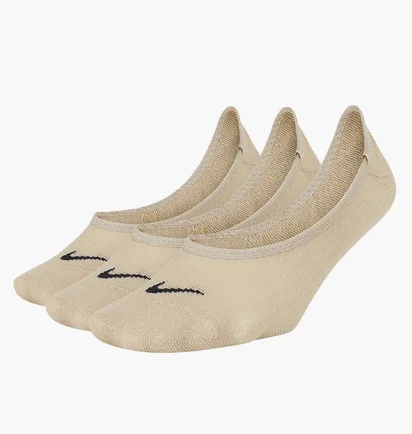 Шкарпетки жіночі Nike Ltwt Foot (3 пари) New 144 Beige Sx4863-160