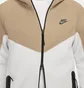Толстовка чоловіча Nike Sportswear Tech Fleece Windrunner Full-Zip Hoodie Beige/White FB7921-121