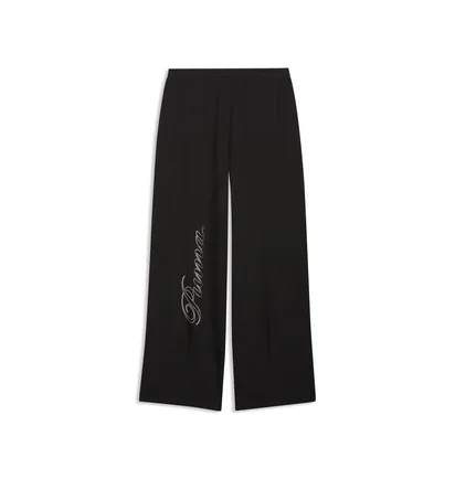 Штани жіночі Puma Ess Graphics Bedazzled Slouchy Black 634567-01