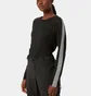 Термобелье мужское Helly Hansen Lifa Active Stripe Crew Black 49413-990