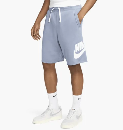 Шорти чоловічі Nike Club Alumni French Terry Light Blue DX0502-493