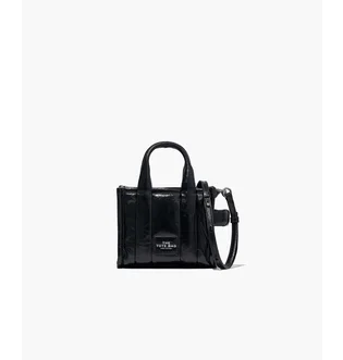 Сумка жіноча Marc Jacobs The Shiny Crinkle Leather Crossbody Tote Black H064L03FA22-BLACK-54773