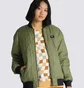 Куртка женская Vans Pickett Bomber Jacket Olive VN00075EZBF