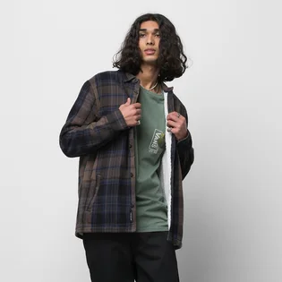 Сорочка чоловіча Vans Howard Sherpa Lined Flannel Buttondown Shirt Brown VN0A7SF50CB