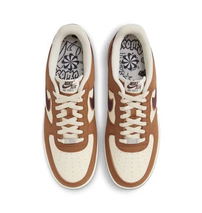 Кросівки чоловічі Nike Air Force 1Notebook Doodle Pack Brown/Beige FQ8713-200
