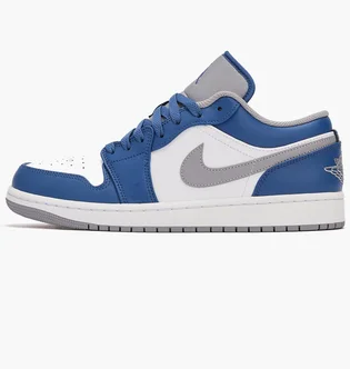 Кроссовки мужские Air Jordan 1 Low True Blue 553558-412