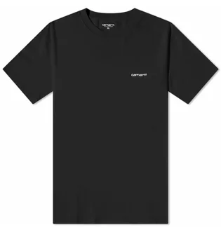 Футболка мужская Carhartt Script Embroidery Tee Black I030435-0D2XX