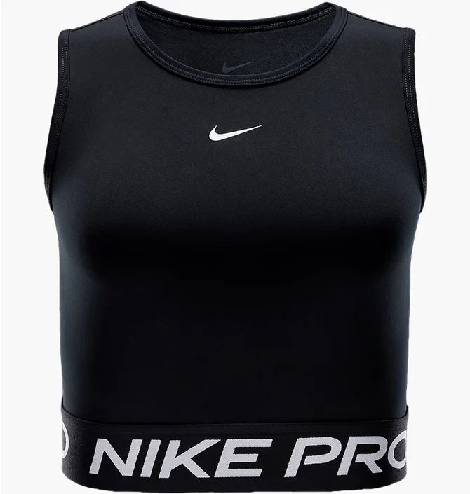 Топ женский Nike Pro Dri-Fit Cropped Tank Top Black FZ3615-010