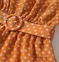 Комбинезон женский Mango Polka-Dot Long Jumpsuit Orange 37050423
