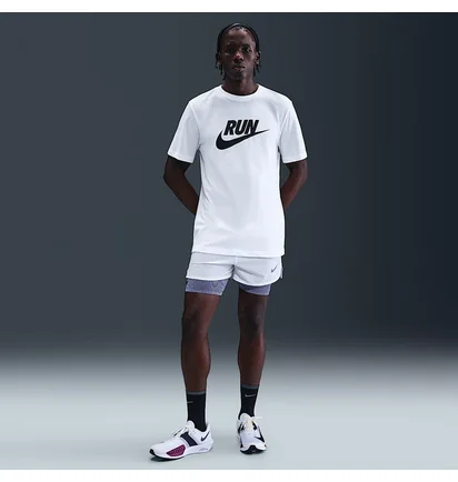 Футболка чоловіча Nike Dri-Fit Swoosh MenS Running T-Shirt White IH4238-100
