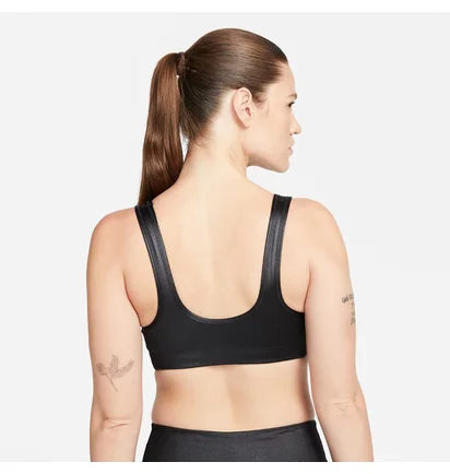 Топ женский Nike W Nk Df Swsh Shine Bra Black DD1438-010